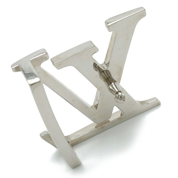 LOUIS VUITTON Louis Vuitton Monogram Santur LV Initial Belt Reversible #90 90... - Picture 7 of 8